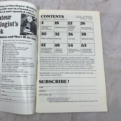 1973 Sep - Popular Archaeology Magazine - Digs & Sites Across the USA M18
