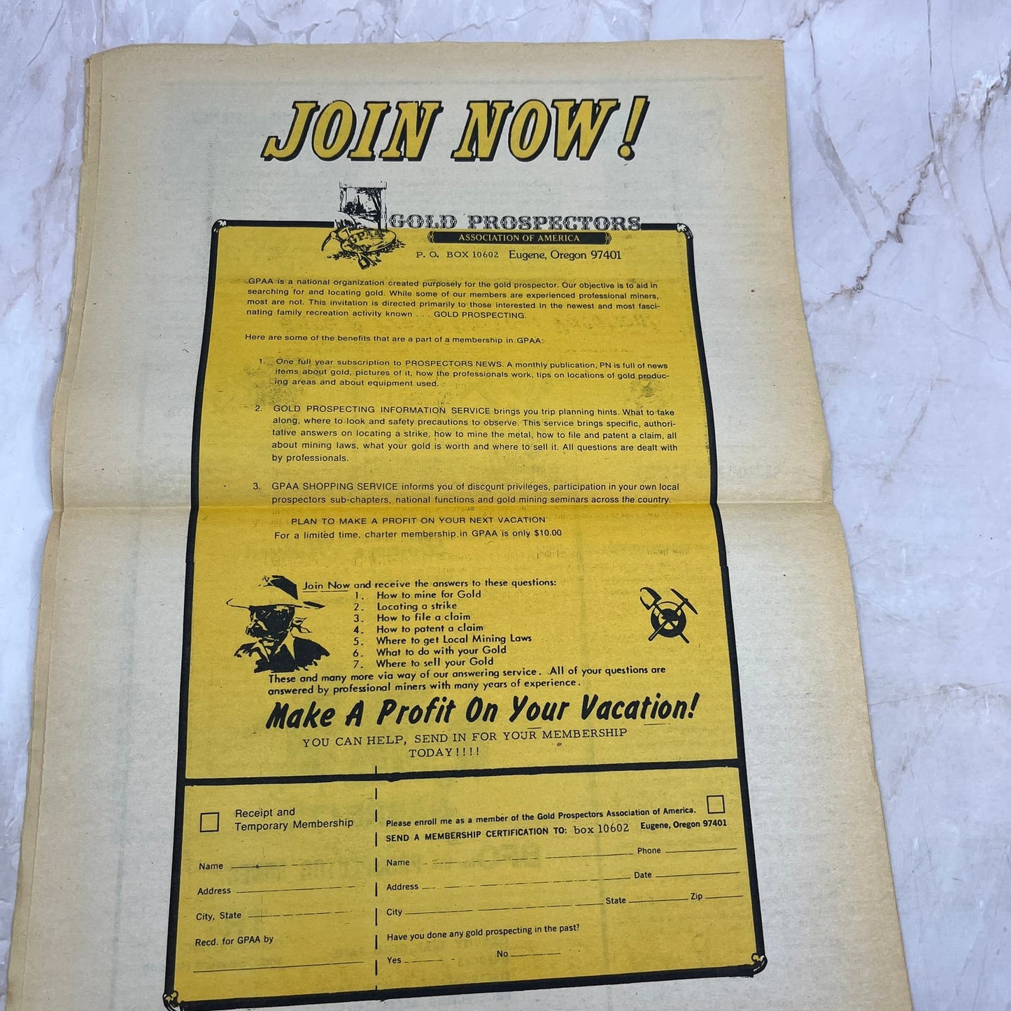 1974 Oct - Gold Prospectors Association of America Newspaper - Eugene OR M18