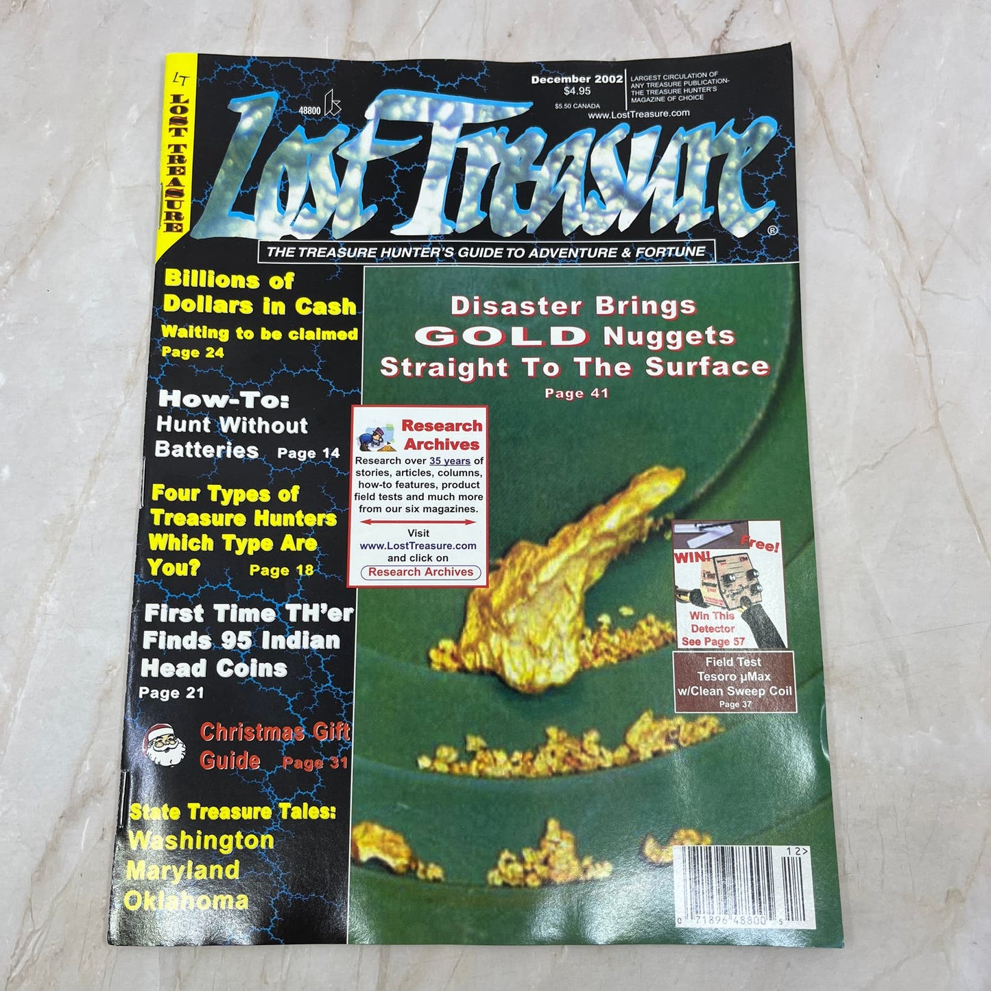 2002 Dec - Lost Treasure Magazine - Treasure Hunting Gold Prospecting M14