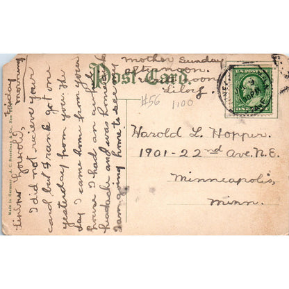 c1910 Water Front Minnekahda Golf Club Twin Cities MN Vintage Postcard PD1