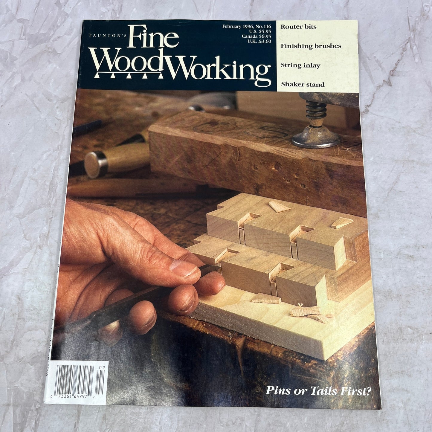 Pins or Tails First? - Feb 1996 No 116 - Taunton's Fine Woodworking Magazine M36