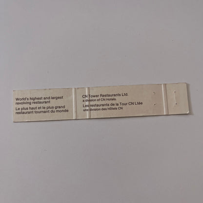 Top of Toronto Restaurant Vintage Matchbook TB6-MB2-9