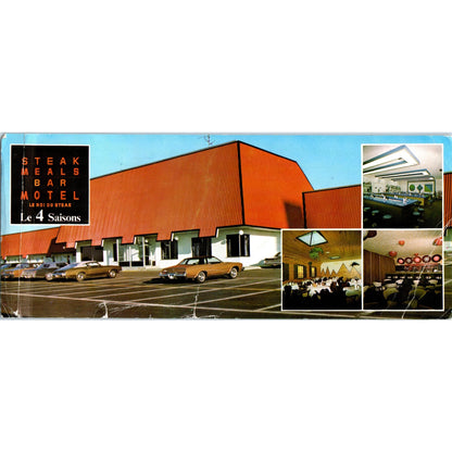 1975 Le 4 Seasons Hotel Quebec Canada Elongated Postcard AB8-RS1