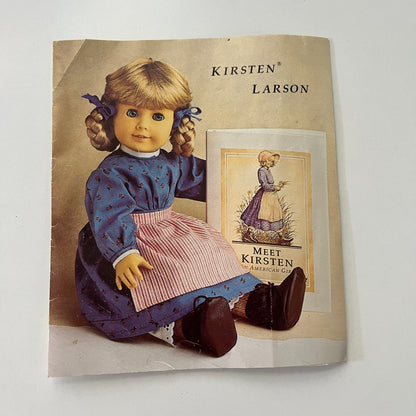 Kristen Larson 1988 Original American Girl Doll Brochure AI9-H3