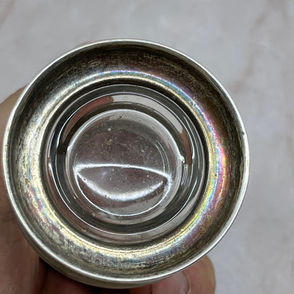 Vintage Sterling Silver And Glass Frank Whiting Toothpick Holder TL3