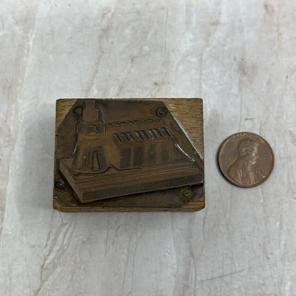 Vintage Desktop Machine - Vintage Letterpress Printers Block Plate TG8