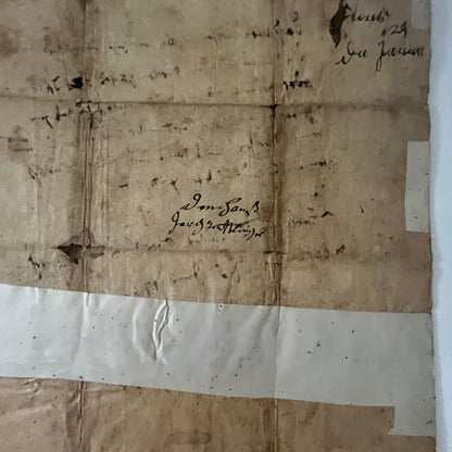 Johann Georg Wittlinger & Anna Maria Beringer c1760 German Family Record V36-2