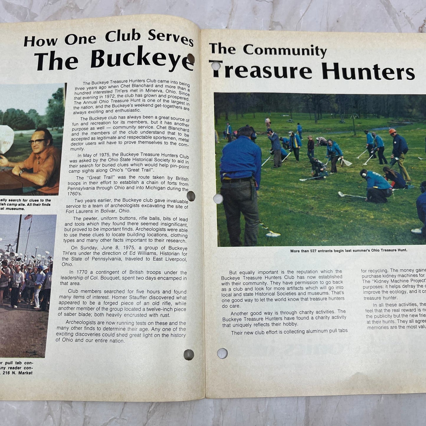 1975 Sep/Oct White's Electronics Discover Newsletter Metal Detector Treasure M19