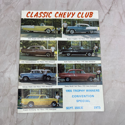 Convention Winners - '55, '56, '57 Classic Chevy World Magazine - Sep 1975 M29