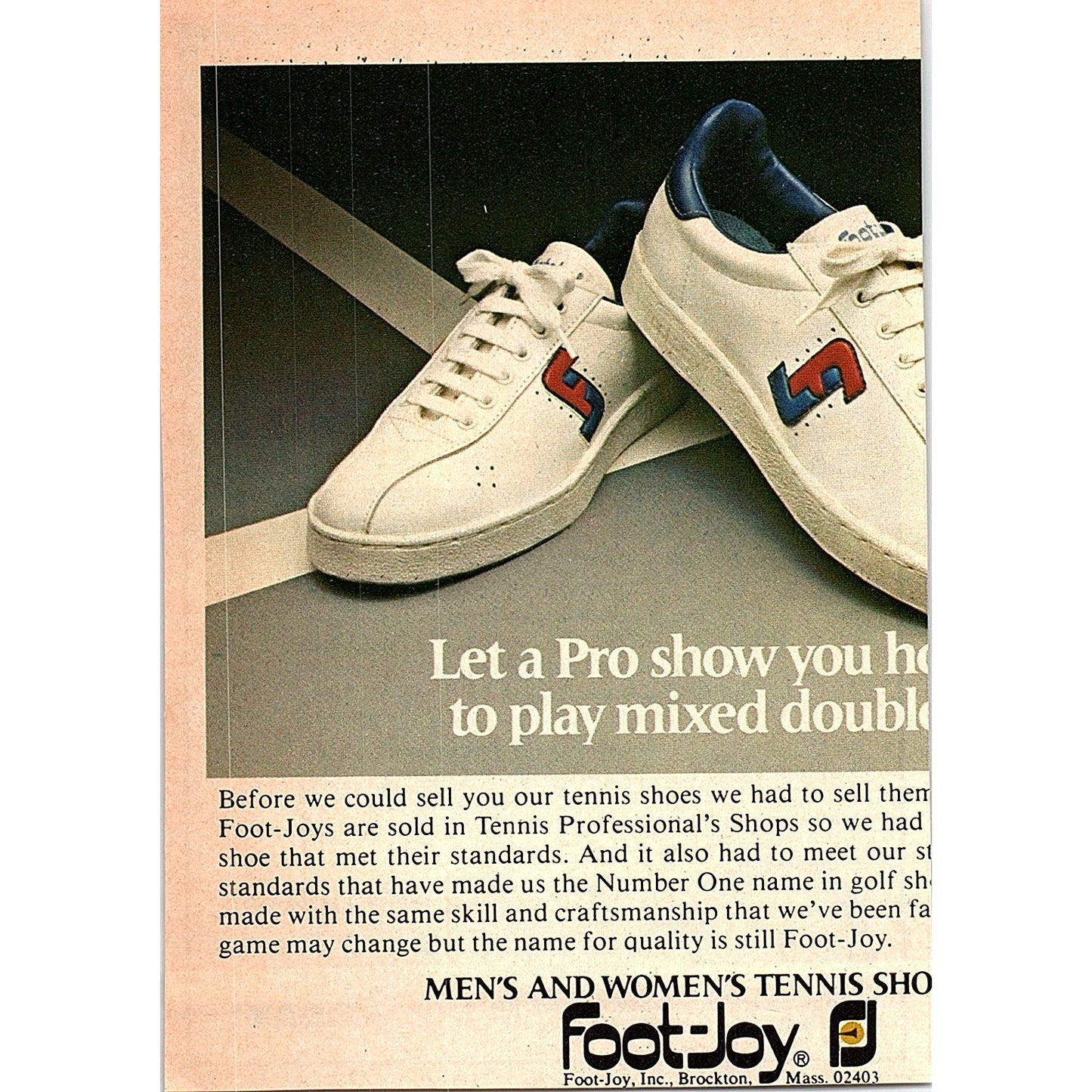 Jeff Brennan's Tennis Camp Hill School Pottstown PA 1977 Ad AF3-M1