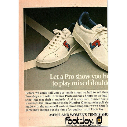 Jeff Brennan's Tennis Camp Hill School Pottstown PA 1977 Ad AF3-M1