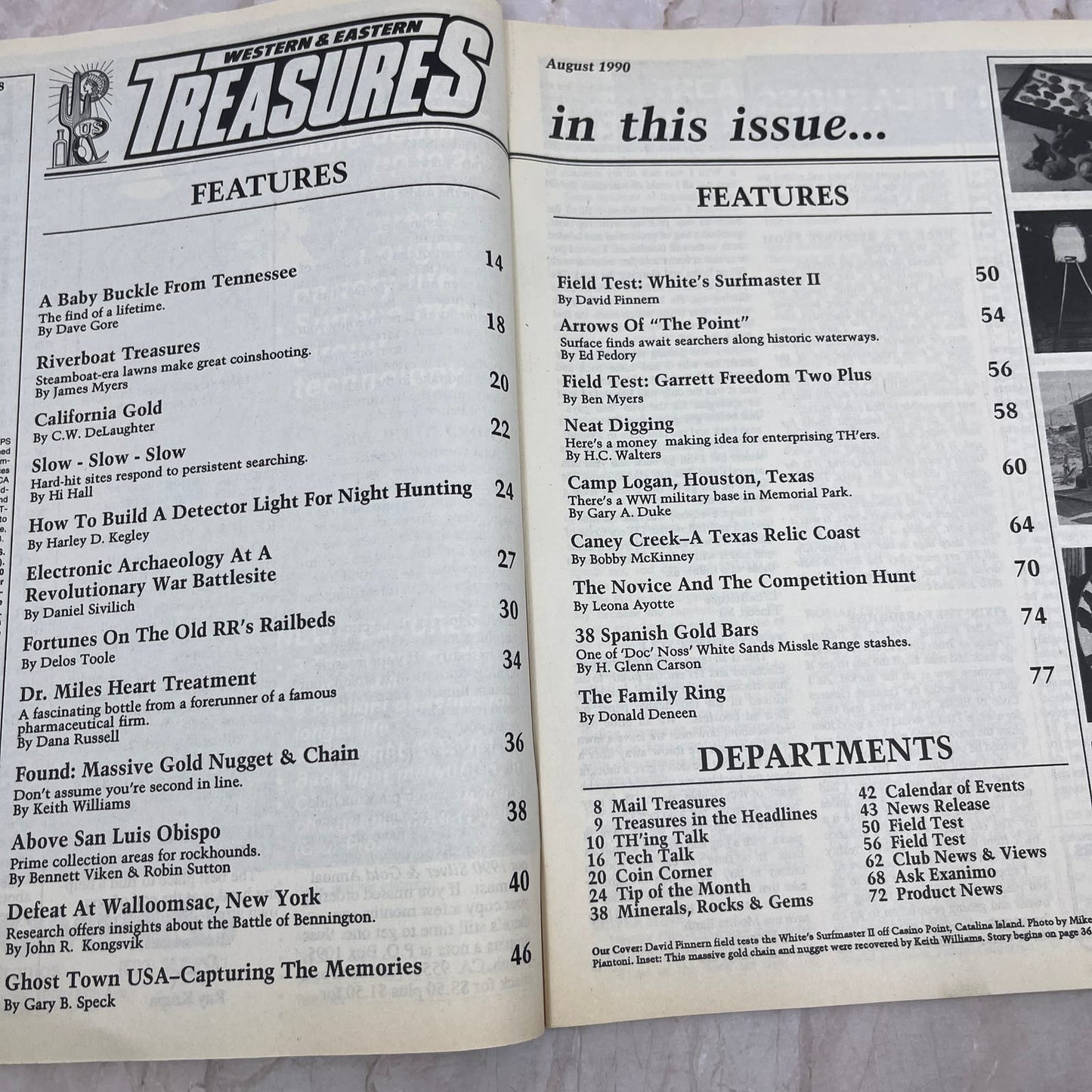 1990 Aug - Western & Eastern Treasures Magazine - Treasure Hunting Gold M12