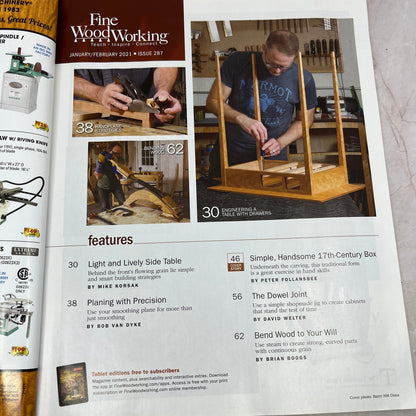 Building With Dowels - Feb 2021 No 287 - Taunton's Fine Woodworking Magazine M36