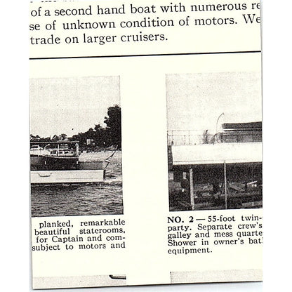 Kermath Engines for Yachts Bruns, Kimball & Co NY 1932 Ad AG2-M18