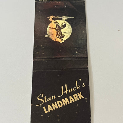 Stan Hack's Landmark Restaurant Grand Detour IL Vintage Matchbook Cover TB6-MB2-6