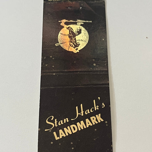 Stan Hack's Landmark Restaurant Grand Detour Vintage Matchbook Cover MM5-7