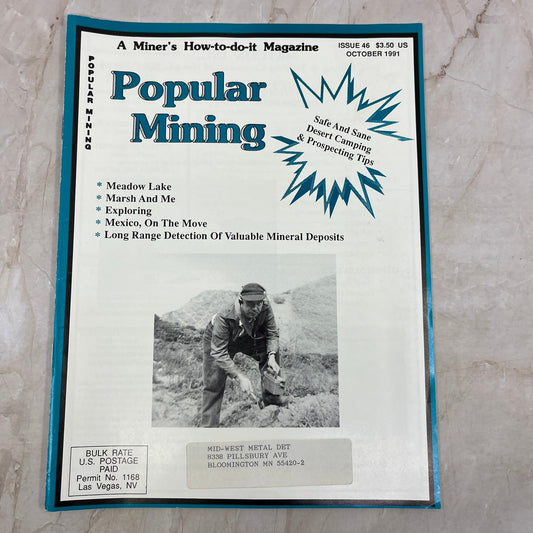 1991 Oct - Popular Mining Magazine - Treasure Hunting Gold Prospecting M19