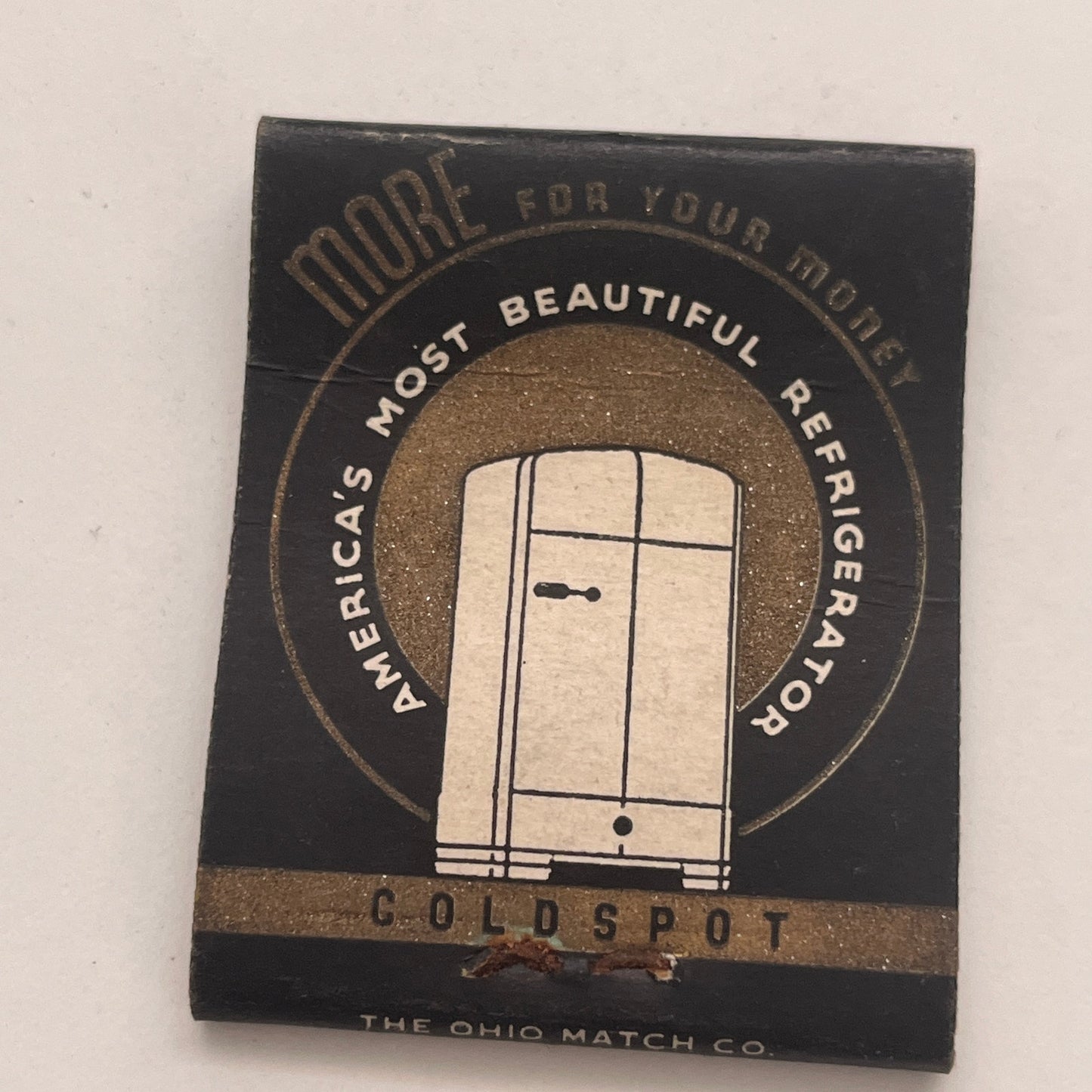 Sears Roebuck Kenmore Coldspot Refrigerators Penguin Matchbook Cover TB8-MB2-7