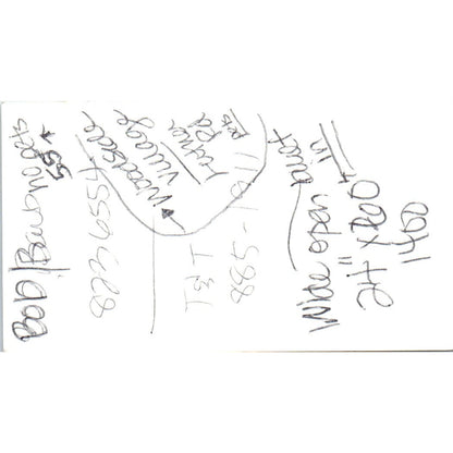 Rock Creek Mobile Home Park Dave Stemmler Auburn CA Vtg Business Card SD8-B18