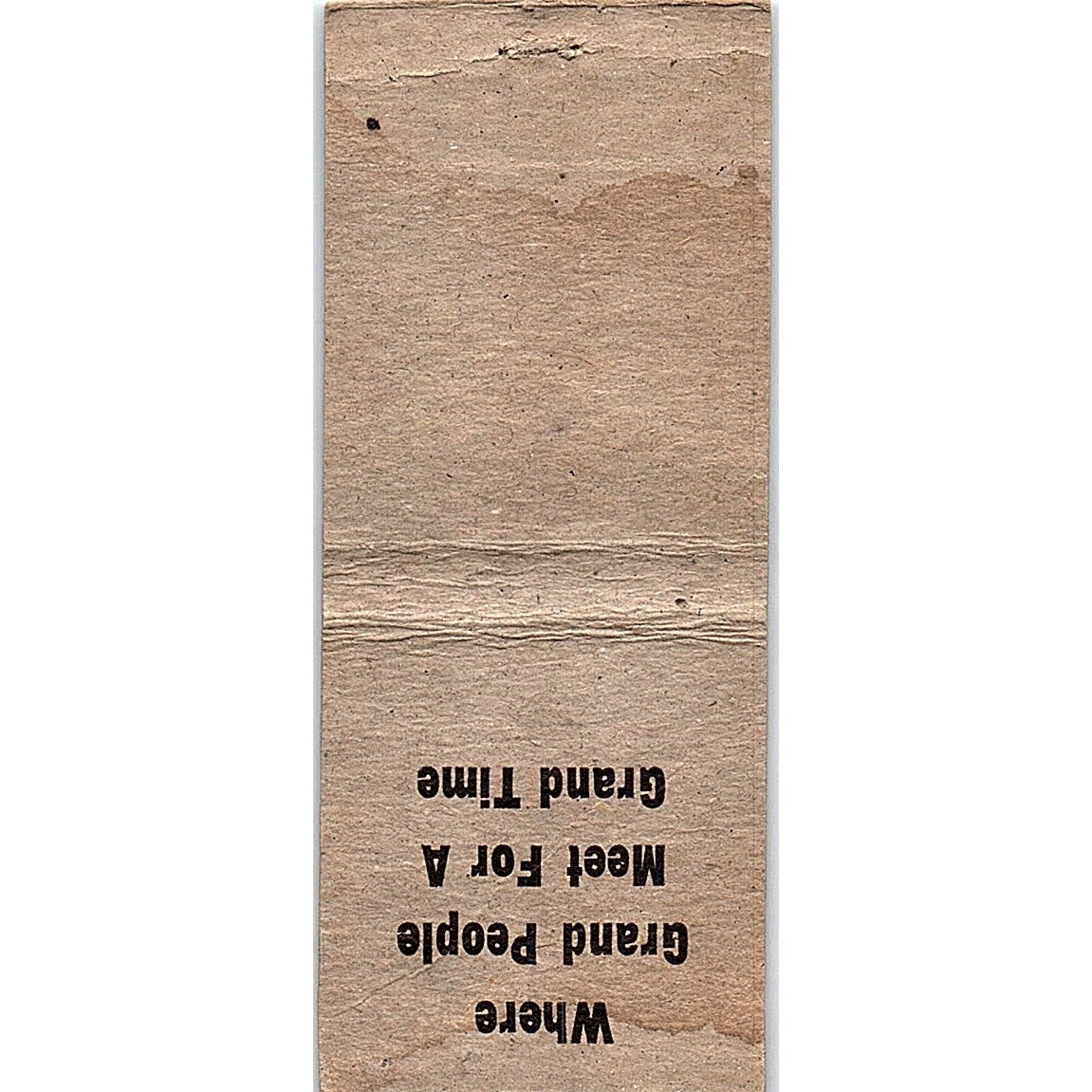 Grand Lounge 4323 W. North Ave Chicago Vintage Matchbook Cover SC7-Y11