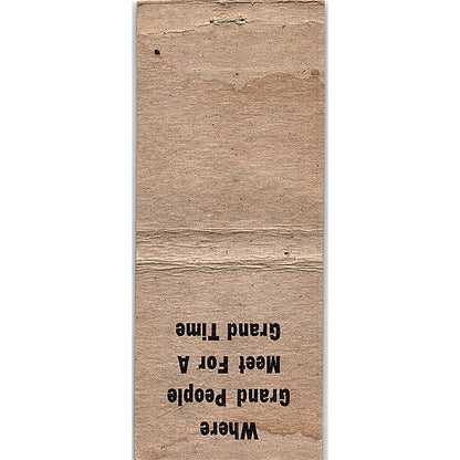 Grand Lounge 4323 W. North Ave Chicago Vintage Matchbook Cover SC7-Y11