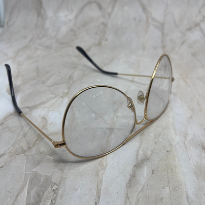 Retro Men’s Gold Tone Aviator Sunglasses Eyeglasses Frames TD7-G5-8