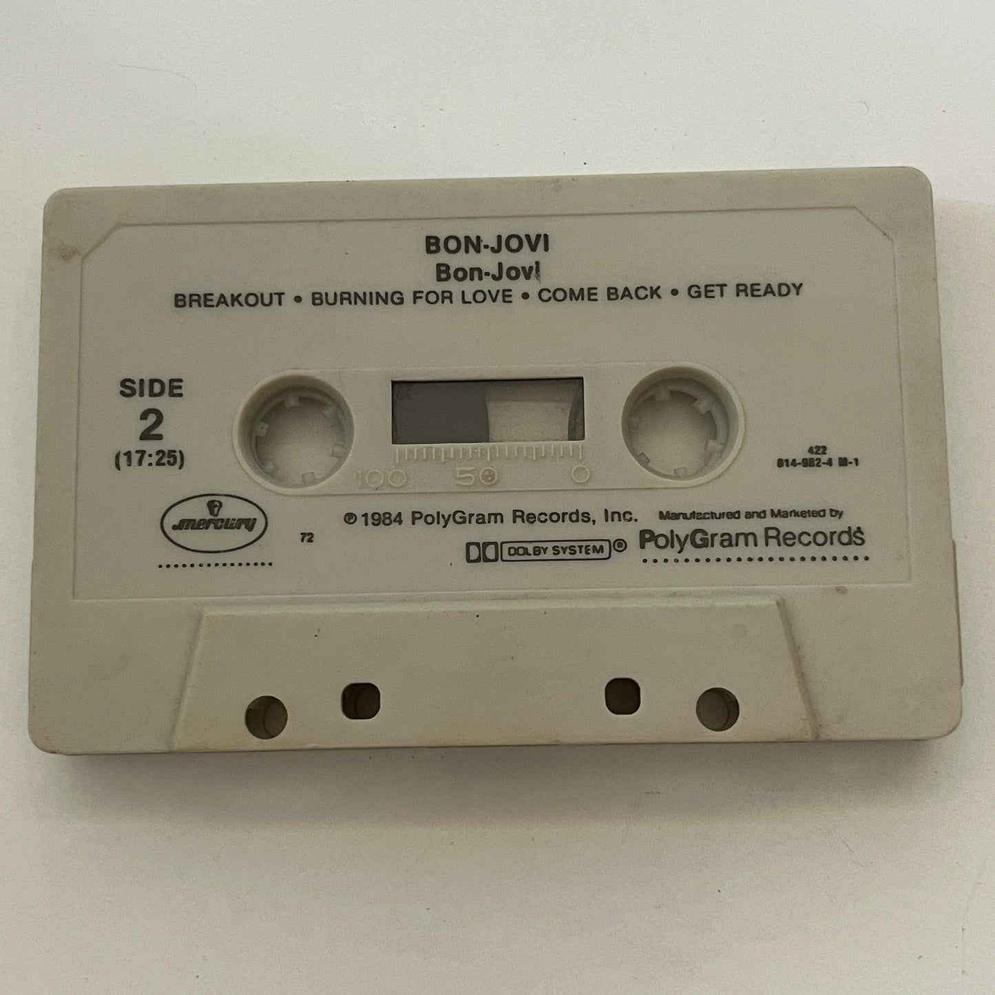 Bon-Jovi - Self-Titled Cassette Tape TB6-OT2