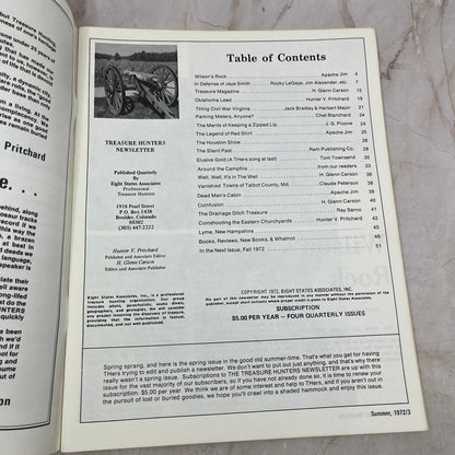 1972 Summer - Treasure Hunters Newsletter - TH'ing Civil War Virginia M19