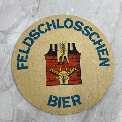 Vintage Feldschlossen Bier German Beer Coaster TJ5-CO2