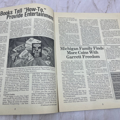 1989 Jan - The Garrett Searcher Newsletter Treasure Hunting Metal Detectors M20