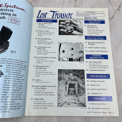 1994 March - Lost Treasure Magazine - Treasure Hunting Gold Prospecting M14