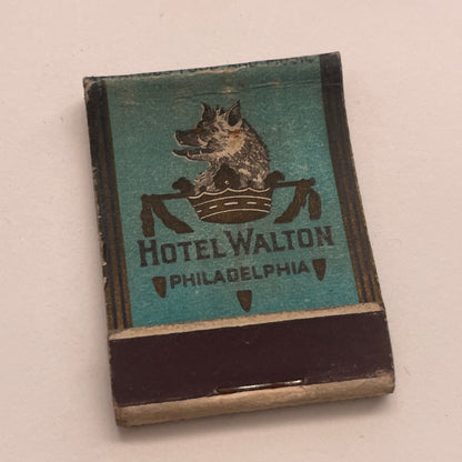 Hotel Walton Philadelphia Vintage Matchbook Cover TB8-MB2-8