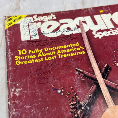 1975 Saga's Special Treasure Hunting Magazine Guide to Lost Millions M19
