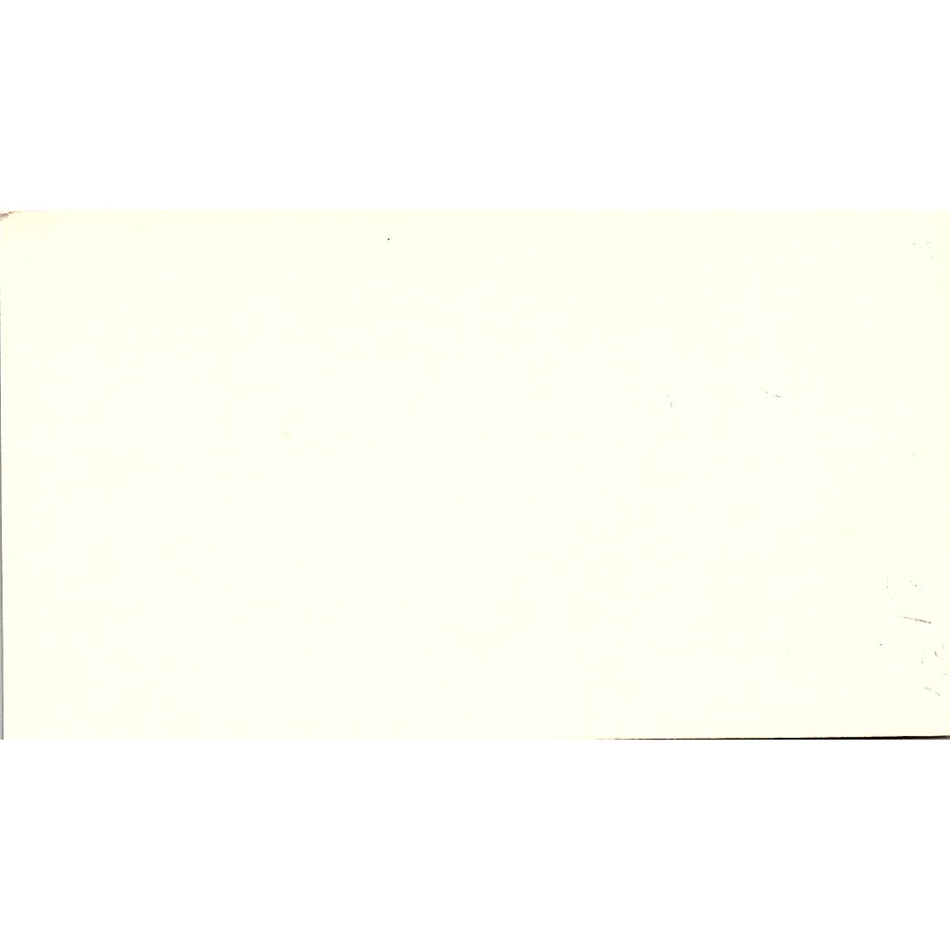 Warren Cloven Majordomo Inc Los Angeles Vintage Business Card SD9-B9