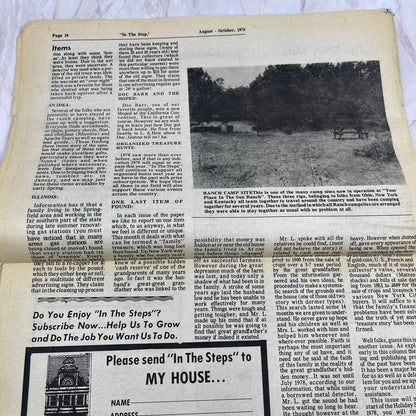1978 Aug - In the Steps of the Treasure Hunter Newspaper - Mule Creek NM M11