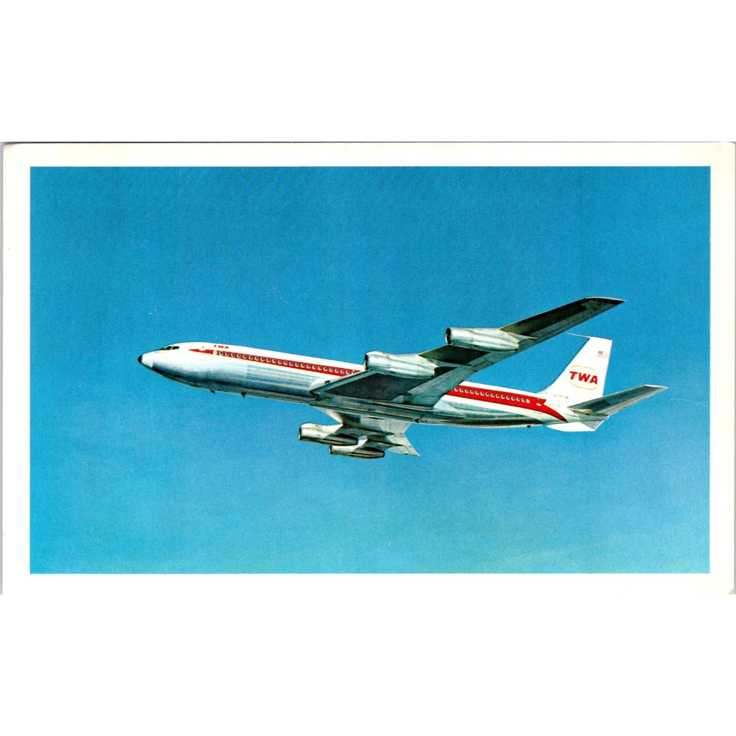 TWA Trans World Airlines Promo Vintage Postcard P4-5