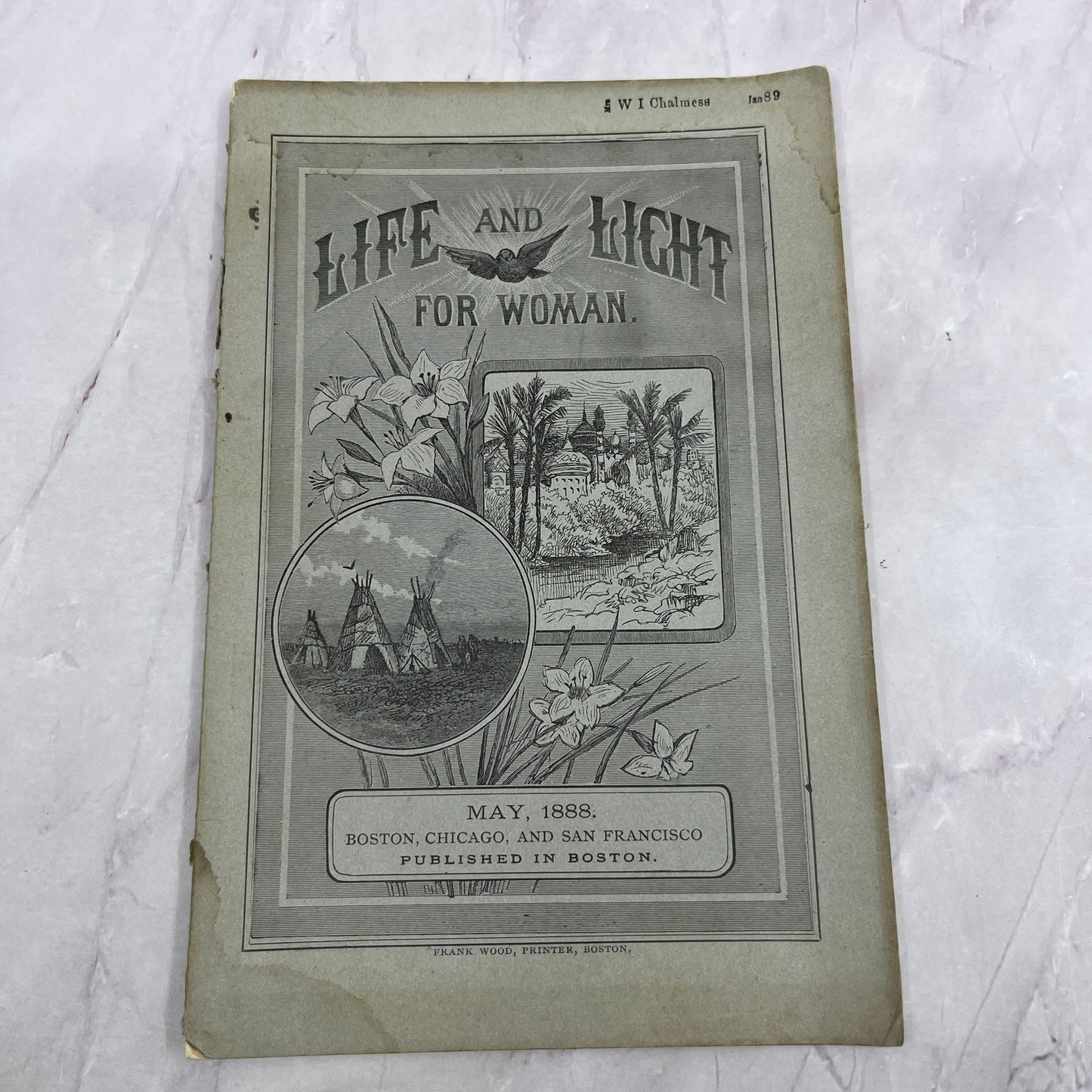 A Home in Heaven W.B. Capron 1889 May Life & Light for Women Magazine TH2-BO1