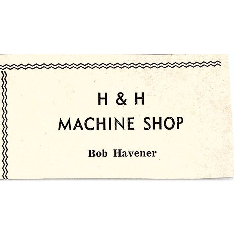 H&H Machine Shop Bob Havener, W.T. Woodward - Taft CA 1965 Ad AF8-S25