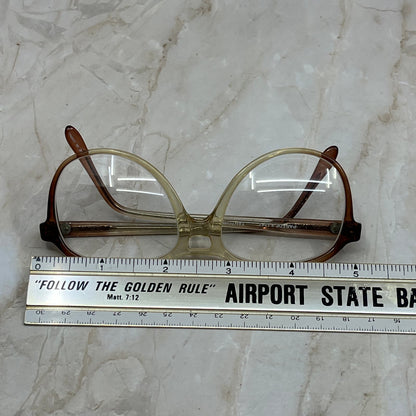 Vintage Oversize Plastic Frame Parade 1242 Tantone Eyeglasses Frames TD5G1-2