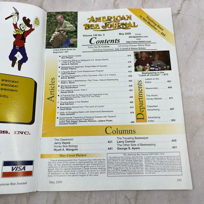 2009 May American Bee Journal Magazine Bees Beekeeping Honey M8