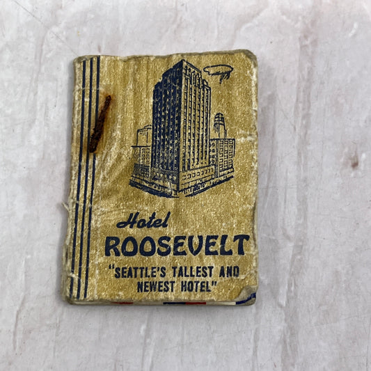 Vintage Roosevelt Hotel New York Air Mail Label Stamp Book SF4