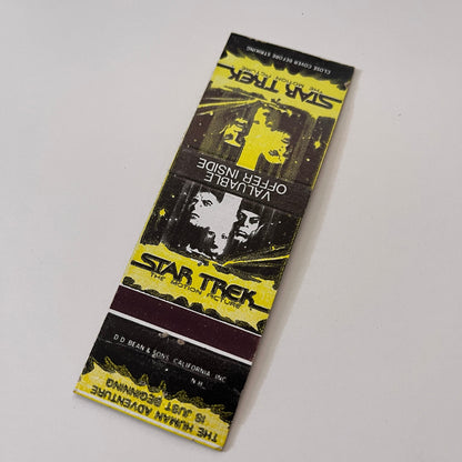 Star Trek The Motion Picture Souvenir Vintage Matchbook Cover TB6-MB2-1