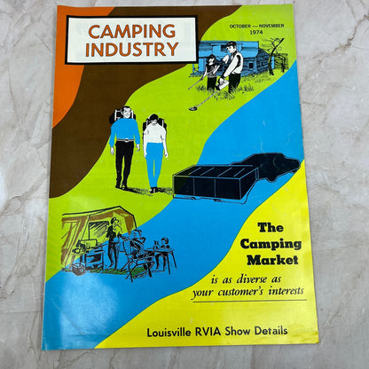 1974 Nov - Camping Industry Magazine Tent Campers Metal Detectors RVs M18