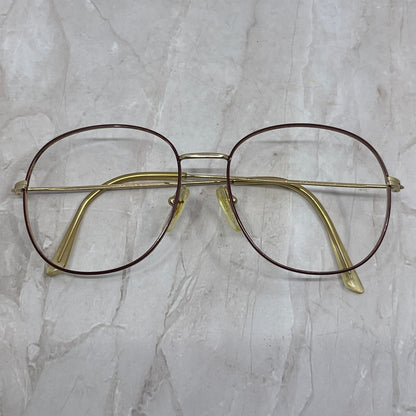 Vintage Logo Paris Gold Tone Wire Frame 140 Sunglasses Eyeglasses Frame TG7-G2-9