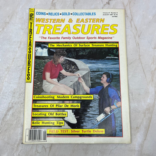 1987 Aug - Western & Eastern Treasures Magazine - Treasure Hunting Gold M12