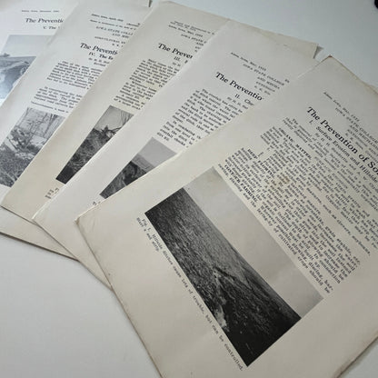 1922 The Prevention of Soil Erosion Book 1-6 Iowa State R.K. Bliss TK2-XB2