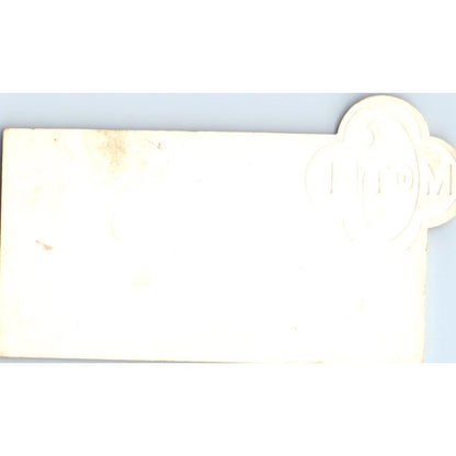 Motel 6 Lorne C. Carlson Santa Barbara CA Vintage Business Card SD8-B22