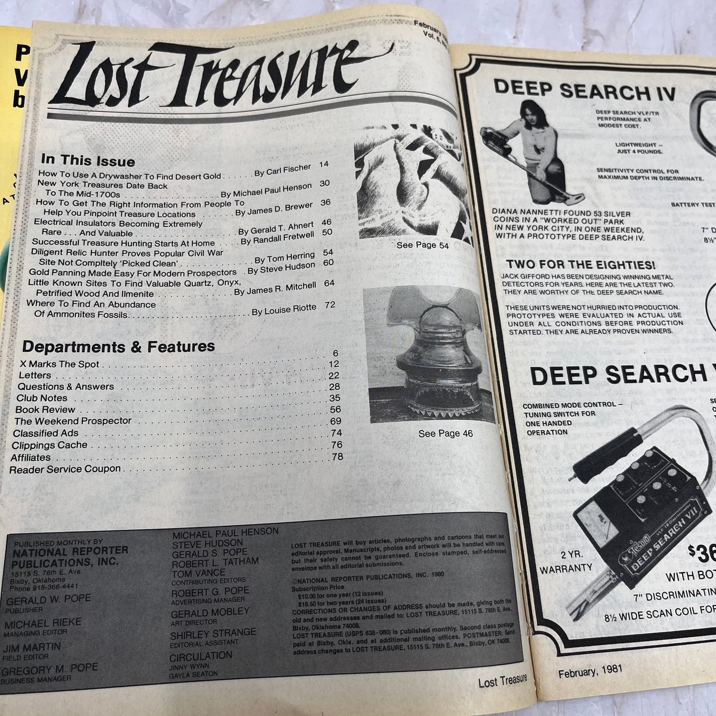 1981 Feb - Lost Treasure Magazine - Treasure Hunting Gold Prospecting M15