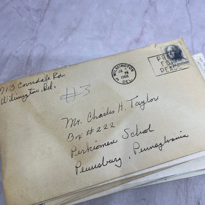 1960-80s Huge Lot Letters Correspondence Ephemera C.W. Rod Taylor Ithaca NY TJ5