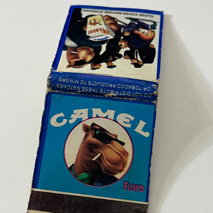 Camel Cigarettes Floyd Blues Band Vintage Matchbook Cover TB6-MB1-12